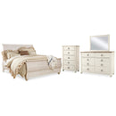 Signature Design by Ashley Willowton B267B42 6 pc King Sleigh Bedroom Set IMAGE 1