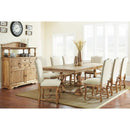 Steve Silver Furniture Plymouth Dining Table with Trestle Base LY400T IMAGE 2