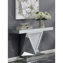 Coaster Furniture Amore 722509 Mirrored Acrylic Entryway Sofa Console Table - Silver IMAGE 8