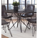 Steve Silver Furniture Round Derek Dining Table with Pedestal Base DK450T/DK450B IMAGE 1