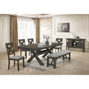 New Classic Furniture Gulliver D1902-20 Dining Chair - Rustic Brown IMAGE 2