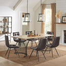 Coaster Furniture Aiken 107853 Upholstered Dining Side Chair - Brown (Set of 4) IMAGE 11