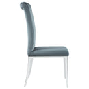 Coaster Furniture Beaufort 109452 Upholstered Dining Side Chair - Steel Grey (Set of 2) IMAGE 8