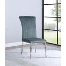 Coaster Furniture Beaufort 109452 Upholstered Dining Side Chair - Steel Grey (Set of 2) IMAGE 9