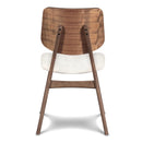New Classic Furniture Oscar D1651 Wood Back Dining Chair - Walnut IMAGE 4