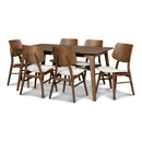New Classic Furniture Oscar D1651 Wood Back Dining Chair - Walnut IMAGE 7