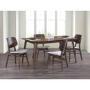 New Classic Furniture Oscar D1651 Wood Back Dining Chair - Walnut IMAGE 8