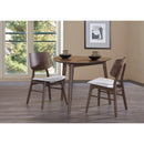 New Classic Furniture Oscar D1651 Wood Back Dining Chair - Walnut IMAGE 9