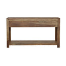 Coaster Furniture Esther 952853 3-Drawer Wood Console Table - Natural Sheesham IMAGE 5