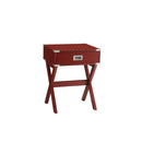 Acme Furniture Babs 82820 End Table - Red IMAGE 1