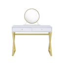 Acme Furniture Coleen AC00667 Vanity Desk - White IMAGE 2