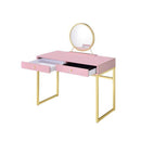 Acme Furniture Coleen AC00668 Vanity Desk - Pink IMAGE 4