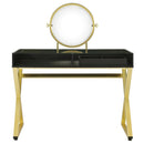 Acme Furniture Coleen AC00669 Vanity Desk - Black IMAGE 3