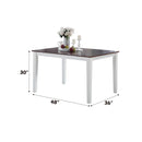 Acme Furniture Green Leigh 77075 Dining Table IMAGE 5