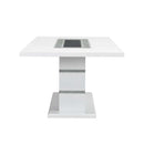 Acme Furniture Elizaveta DN00814 Dining Table with Pedestal Base IMAGE 3