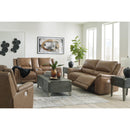 Signature Design by Ashley Trasimeno U8281518 Power Reclining Loveseat with Console and Adjustable Headrest IMAGE 15