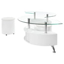 Coaster Furniture Buckley 703400 Coffee Table - White IMAGE 4