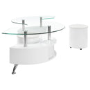 Coaster Furniture Buckley 703400 Coffee Table - White IMAGE 5