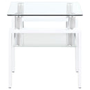 Coaster Furniture Dyer 703437 End Table - White IMAGE 3