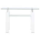 Coaster Furniture Dyer 703439 Sofa Table - White IMAGE 2
