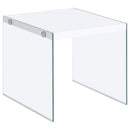 Coaster Furniture Opal 704147 End Table - White IMAGE 1