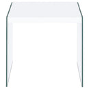 Coaster Furniture Opal 704147 End Table - White IMAGE 6