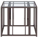 Coaster Furniture Adri 708357 End Table - Black Nickel IMAGE 3