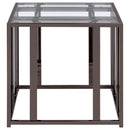 Coaster Furniture Adri 708357 End Table - Black Nickel IMAGE 9