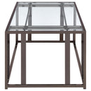 Coaster Furniture Adri 708358 Coffee Table - Black Nickel IMAGE 8