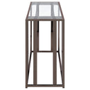 Coaster Furniture Adri 708359 Sofa Table - Black Nickel IMAGE 5