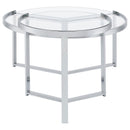 Coaster Furniture Delia 708400 2 pc Nesting Table - Chrome IMAGE 7