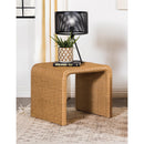 Coaster Furniture Juanita 709817 Square Rattan End Table - Natural IMAGE 6