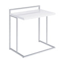 Coaster Furniture Dani 936118 Rectangular Snack Table with Metal Base - White High Gloss IMAGE 1