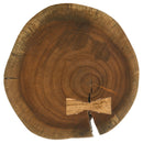 Coaster Furniture Keith 936181 Round Wood Top Side Table - Natural/Black IMAGE 2