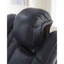 Signature Design by Ashley Fyne-Dyme 3660318 Power Reclining Loveseat with Console and Adjustable Headrest IMAGE 10