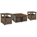 Signature Design by Ashley Boardernest T738T1 Occasional Table Set IMAGE 1