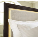 Signature Design by Ashley Neymorton B618-57 Queen Upholstered Panel Headboard IMAGE 2