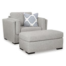 Benchcraft Evansley 54503U1 Oversized Chair and Ottoman IMAGE 1