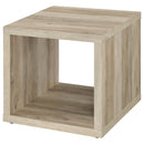 Coaster Furniture Frisco 710507 Square Engineered Wood Side End Table - Distressed Pine IMAGE 4