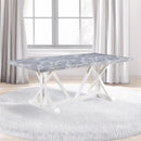 Acme Furniture Hollyn DN02159 Dining Table with Engineered Stone Top IMAGE 1