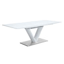 Acme Furniture Gallegos DN01947 Dining Table with Leaf IMAGE 2
