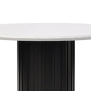 Acme Furniture Jaramillo DN02141 Round Dining Table with Engineered Marble Top IMAGE 4