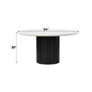 Acme Furniture Jaramillo DN02141 Round Dining Table with Engineered Marble Top IMAGE 7