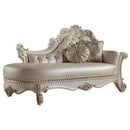 Acme Furniture Vendome BD01523 Chaise with 2 Pillows IMAGE 2