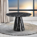 Acme Furniture Hollis DN02155 Dining Table with Engineered Stone Top IMAGE 5