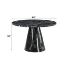 Acme Furniture Hollis DN02155 Dining Table with Engineered Stone Top IMAGE 7