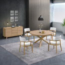 Acme Furniture Kasem DN02615 Round Dining Table IMAGE 4