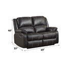 Acme Furniture Zuriel LV52286 Motion Loveseat IMAGE 4