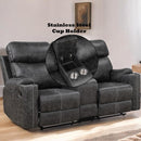 Acme Furniture Hirah LV02571 Motion Loveseat with Console & USB Port IMAGE 9
