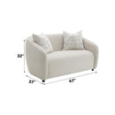 Acme Furniture Etienne LV03581 Loveseat with 2 Pillows IMAGE 7